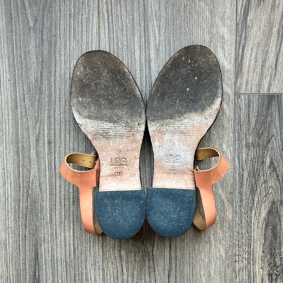 LOQ Aleta Terracotta Patent Leather Sandals | 37 - Picture 7 of 12